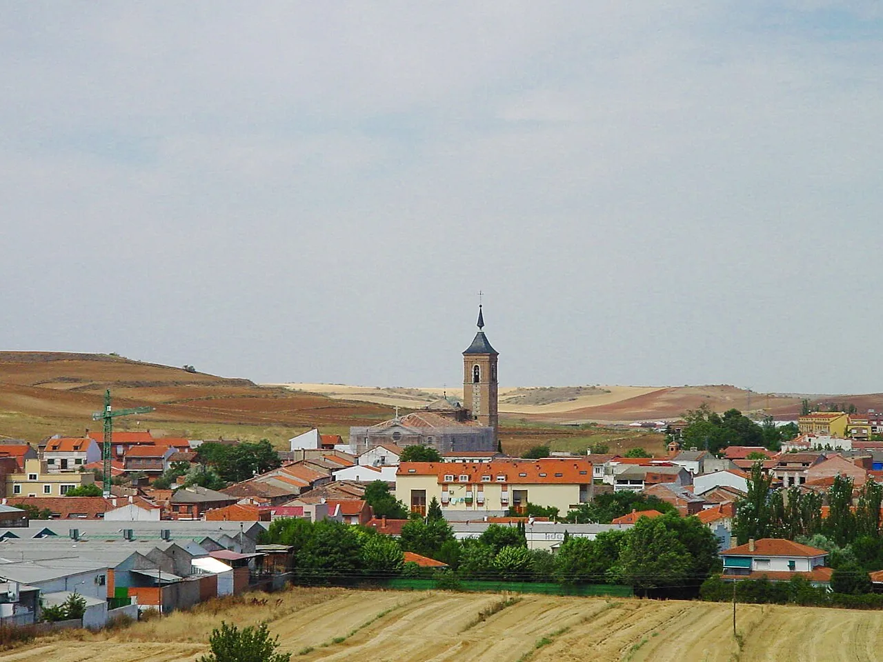 Vista de Ajalvir, Comunidad de Madrid