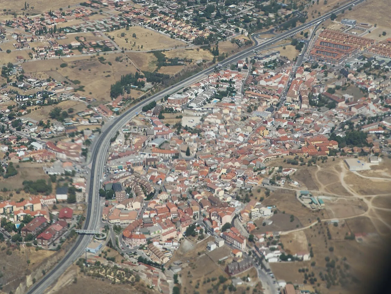 Vista de El Molar, Comunidad de Madrid