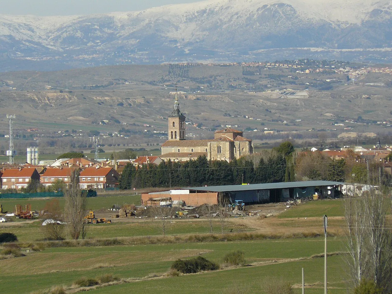 Vista de Fuente el Saz de Jarama, Comunidad de Madrid