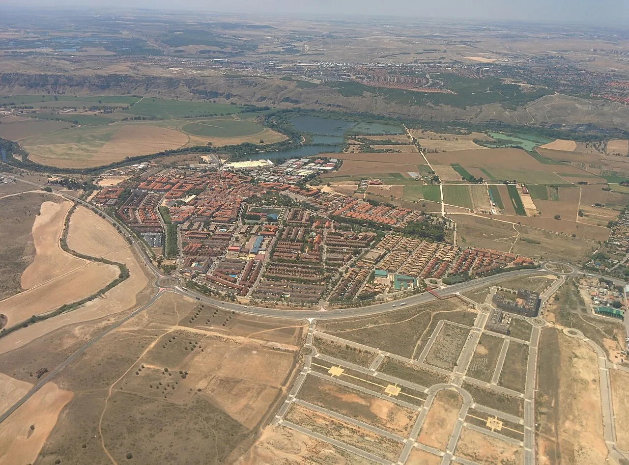 Vista de Velilla de San Antonio, Comunidad de Madrid